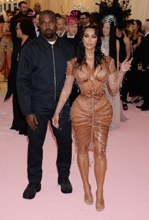 Kim Kardashian et son mari Kanye West - Arrivées des people à la 71ème édition du MET Gala (Met Ball, Costume Institute Benefit) sur le thème "Camp: Notes on Fashion" au Metropolitan Museum of Art à New York, le 6 mai 2019