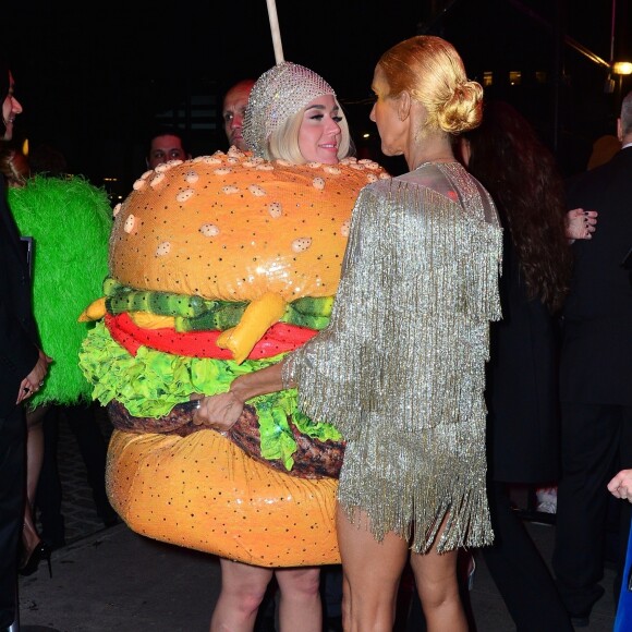 Katy Perry et Céline Dion arrivent à la Boom Boom Room pour l'after party du Met Gala. New York, le 6 mai 2019.