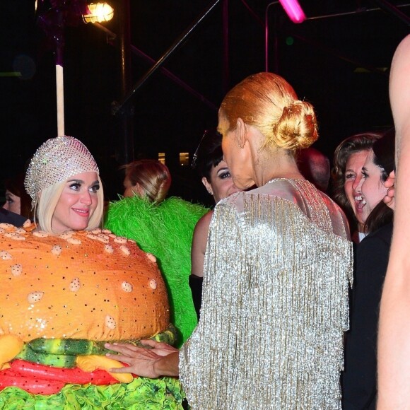 Katy Perry et Céline Dion arrivent à la Boom Boom Room pour l'after party du Met Gala. New York, le 6 mai 2019.