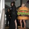 Katy Perry, déguisée en hamburger géant, arrive à la Boom Boom Room pour l'after party du Met Gala. New York, le 6 mai 2019.