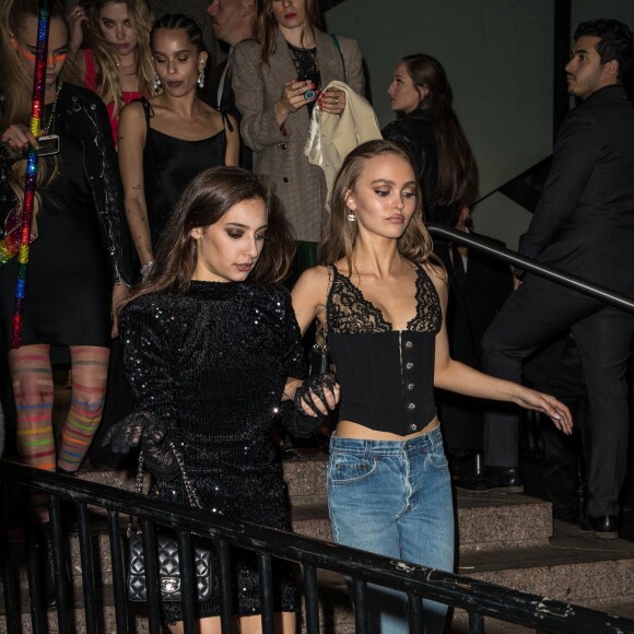 Lily Rose Depp lors de l'after party Gucci en marge du MET Gala à New York le 7 mai 2019.