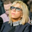 Brigitte Macron assiste à l'annonce de candidature à la présidentielle 2017 de son mari Emmanuel Macron dans un centre d'apprentissage à Bobigny, le 16 novembre 2016. © Cyril Moreau-Sébastien Valiella/Bestimage