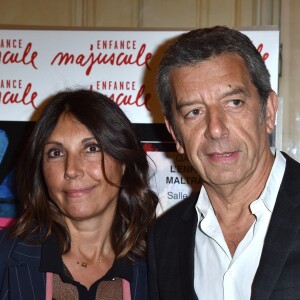 Michel Cymes et sa femme Nathalie - Gala d'Enfance Majuscule donné au profit de l'enfance maltraitée à la salle Gaveau à Paris, le 25 mars 2019. © Giancarlo Gorassini/Bestimage