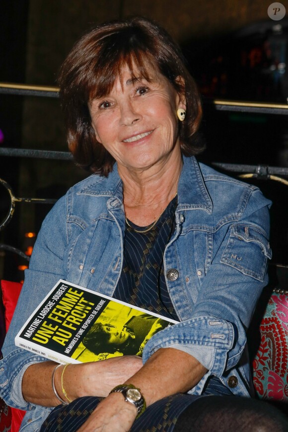 Martine Laroche-Joubert - Soirée de lancement du livre "Une femme au front" de Martine Laroche-Joubert au Buddha Bar à Paris, le 18 avril 2019. Un événement organisé par Five Eyes production © CVS/Bellak/Bestimage