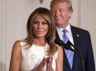 Melania et Donald Trump : Doux baiser (ou presque) à la Maison Blanche