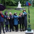 La maire de Paris, Anne Hidalgo inaugure une allée au nom de Jacques Higelin dans le parc Montsouris, Paris, le 11 mai 2019. © Stéphane Lemouton / Bestimage