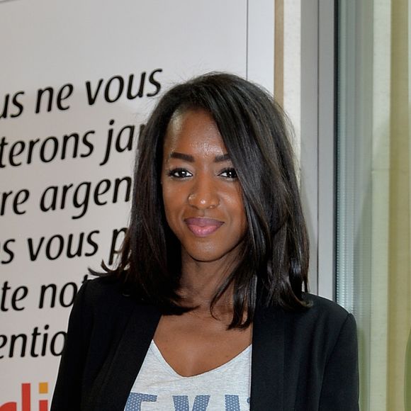 Hapsatou Sy lors de la remise des prix CréAdie à Paris. Le 11 avril 2019 © Veeren / Bestimage