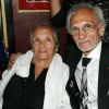 Exclusif - Rosa Bouglione avec son fils Emilien - Michou fête son 84e anniversaire dans son cabaret à Paris le 18 juin 2015.