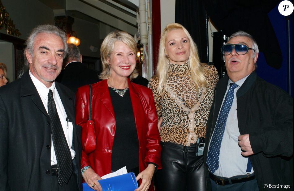 Danièle Gilbert, Muriel Hermine et Sampion Bouglione au Cirque d'Hiver à Paris, le 1er avril Danièle Gilbert, Muriel Hermine et Sampion Bouglione au Cirque d'Hiver à Paris, le 1er avril