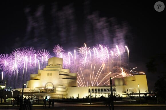 Pei inaugure le musée d'Art islamique de Doha, le 24 novembre 2008.