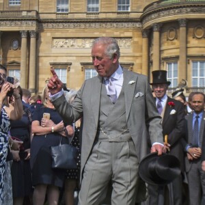 Le prince Charles, prince de Galles, lors de la garden-party annuelle de Buckingham Palace. Londres, le 15 mai 2019.
