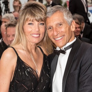 Nagui et sa femme Mélanie Page lors de la montée des marches du film "Douleur et Gloire" lors du 72ème Festival International du Film de Cannes. Le 17 mai 2019 © Jacovides-Moreau / Bestimage