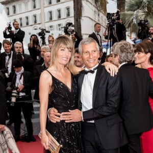 Nagui et sa femme Mélanie Page lors de la montée des marches du film "Douleur et Gloire" lors du 72ème Festival International du Film de Cannes. Le 17 mai 2019 © Jacovides-Moreau / Bestimage