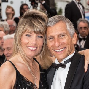 Nagui et sa femme Mélanie Page lors de la montée des marches du film "Douleur et Gloire" lors du 72ème Festival International du Film de Cannes. Le 17 mai 2019 © Jacovides-Moreau / Bestimage