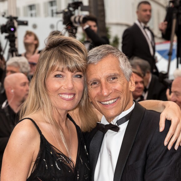 Nagui et sa femme Mélanie Page lors de la montée des marches du film "Douleur et Gloire" lors du 72ème Festival International du Film de Cannes. Le 17 mai 2019 © Jacovides-Moreau / Bestimage