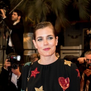 Charlotte Casiraghi, habillée en Saint Laurent - Montée des marches du film "Lux Aeterna" lors du 72ème Festival International du Film de Cannes. Le 18 mai 2019 © Jacovides-Moreau / Bestimage