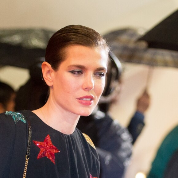 Charlotte Casiraghi, habillée en Saint Laurent - Montée des marches du film "Lux Aeterna" lors du 72ème Festival International du Film de Cannes. Le 18 mai 2019 © Tiziano Da Silva / Bestimage