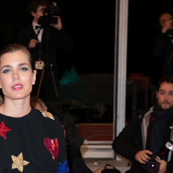 Charlotte Casiraghi, habillée en Saint Laurent - Montée des marches du film "Lux Aeterna" lors du 72ème Festival International du Film de Cannes. Le 18 mai 2019 © Tiziano Da Silva / Bestimage