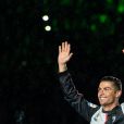 Cristiano Ronaldo - Cristiano Ronaldo fête en famille le titre de champion d'Italie avec son équipe la Juventus de Turin à Turin le 19 Mai 2019.