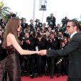 Brad Pitt et Angelina Jolie lors de la montée des marches du film The Tree of Life au Festival de Cannes en 2011 © Guillaume Gaffiot/Bestimage