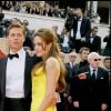 Angelina Jolie et Brad Pitt lors de la montée des marches du Festival de Cannes et la projection du film Ocean's Thirteen en 2007