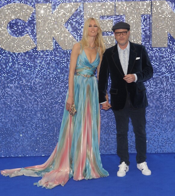 Claudia Schiffer et son mari Matthew Vaughn à la première du film "Rocketman" au cinéma Odeon Leicester Square à Londres, Royaume Uni, le 20 mai 2019.