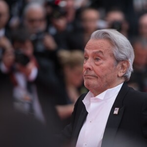 Alain Delon lors de première du film "Une Vie Cachée" lors du 72ème Festival International du Film de Cannes, France, le 19 mai 2019.