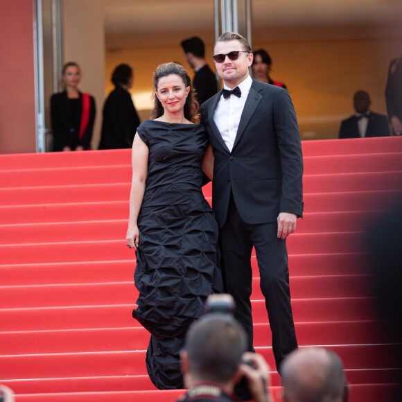 Leila Conners et Leonardo DiCaprio assiste à la montée des marches du film "Roubaix, une lumière (Oh Mercy!)" lors du 72ème Festival International du Film de Cannes. Le 22 mai 2019 © Borde / Bestimage