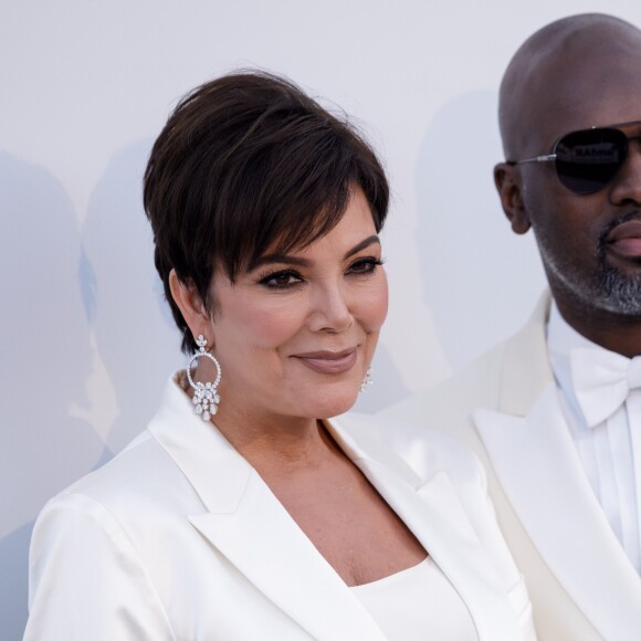Kris Jenner et son compagnon Corey Gamble à la soirée AmfAR Gala Cannes 2019 à l'Eden Roc au Cap d'Antibes, lors du 72ème Festival International du Film de Cannes, le 23 mai 2019. © Jacovides / Moreau / Bestimage