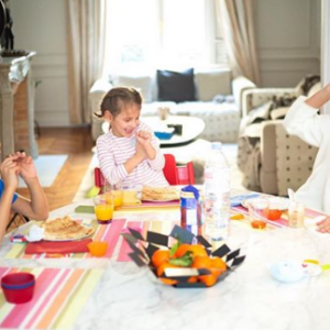 Sylvie Tellier avec ses trois enfants - Instagram, 2 mars 2019