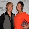 Nick Carter et sa femme Lauren Kitt Carter le 28 janvier 2012 à Las vegas.