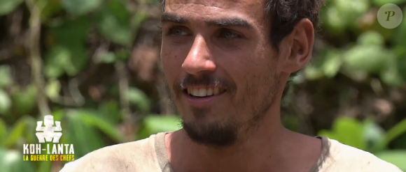 Aurélien dans "Koh-Lanta, la guerre des chefs" (TF1) vendredi 31 mai 2019.