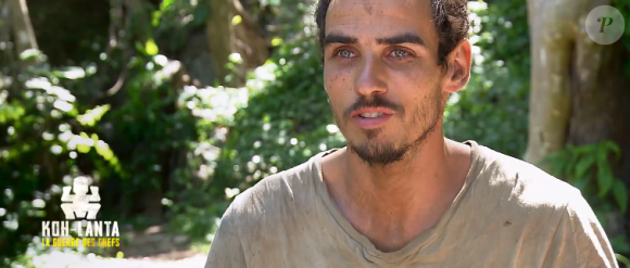 Aurélien dans "Koh-Lanta, la guerre des chefs" (TF1) vendredi 31 mai 2019.