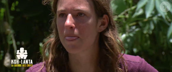 Clo dans "Koh-Lanta, la guerre des chefs" (TF1) vendredi 31 mai 2019.