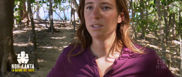 Clo dans "Koh-Lanta, la guerre des chefs" (TF1) vendredi 31 mai 2019.