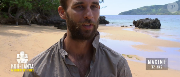 Maxime dans "Koh-Lanta, la guerre des chefs" (TF1) vendredi 31 mai 2019.