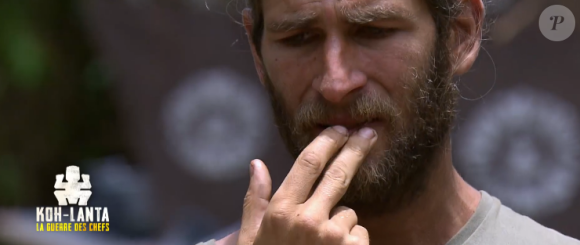 Nicolas dans "Koh-Lanta, la guerre des chefs" (TF1) vendredi 31 mai 2019.