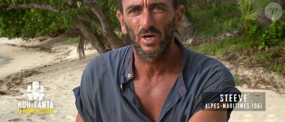 Steeve dans "Koh-Lanta, la guerre des chefs" (TF1) vendredi 31 mai 2019.