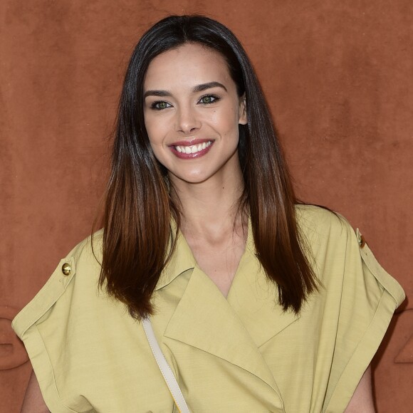 Marine Lorphelin (Miss France 2013) au Village Roland Garros lors du tournoi de Roland-Garros 2019. Paris, le 26 mai 2019.