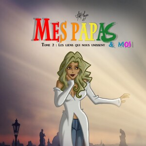 Lara Fabian personnage de la BD "Mes papas et moi, les liens qui nous unissent" de Mikl Mayer
