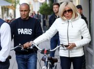Brigitte Macron protégée par un charmant garde du corps....