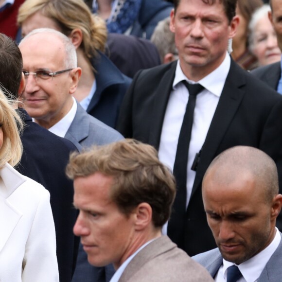 Le président de la république, Emmanuel Macron et la première dame Brigitte Macron votent pour les élections européennes au Touquet, le 26 mai 2019. © Stéphane Lemouton / Bestimage