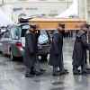 Arrivée du cercueil - Obsèques du pilote de F1 Niki Lauda à Vienne, Autriche, le 29 mai 2019.