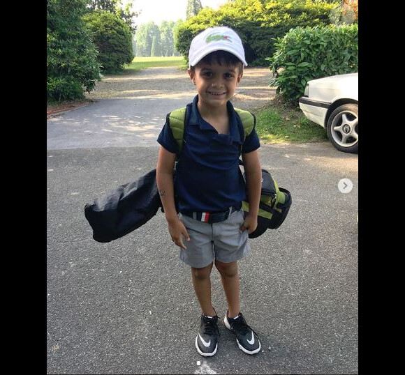 Maverick, le fils de Jean-Pascal Lacoste - instagram, 2018
