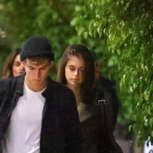 Exclusif - Cindy Crawford et son mari Rande Gerber sont allés dîner avec leurs enfants Kaia et Presley dans le restaurant 'Matsuhisa' à Los Angeles, le 29 mai 2019.