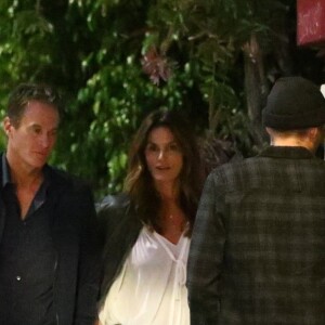 Exclusif - Cindy Crawford et son mari Rande Gerber sont allés dîner avec leurs enfants Kaia et Presley dans le restaurant 'Matsuhisa' à Los Angeles, le 29 mai 2019.