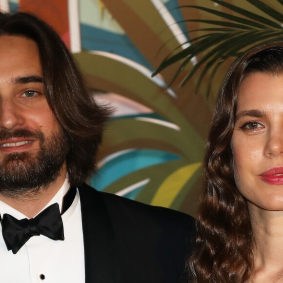 Charlotte Casiraghi et son compagnon Dimitri Rassam - 65ème édition du Bal de la Rose donné au profit de la Fondation Princesse Grace sur le thème de la Riviera, une idée de K. Lagerfeld, à la Salle des Etoiles du Sporting Monte-Carlo à Monaco, le 30 mars 2019. © Jean-Charles Vinaj / Pool Monaco / Bestimage