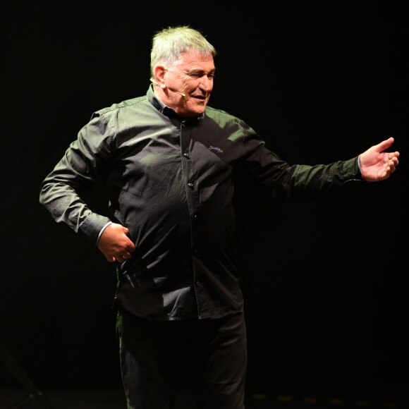 Jean Marie Bigard, l'humoriste français, au Festival des Plages du Rire à Nice le 10 juillet 2018. C'est la 7ème Édition des Plages Du Rire, Le Festival du Rire de la ville azuréenne qui se déroule chaque année au mois d'Août dans le Théâtre de Verdure en bord de mer. © Bruno Bebert / Bestimage 10/08/2018 - Nice