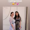 Marine Lloris et Jennifer Giroud à l'Elysée le 4 juin 2019.
