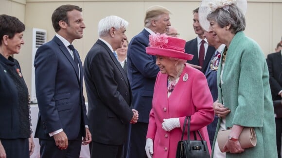Emmanuel Macron, Elizabeth II et Donald Trump: Réunis en hommage au Débarquement